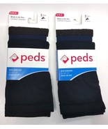 6 pairs Peds Comfort Trousers Socks Non Binding Stay-Up, Shoe Size 5-10 NWT - £12.42 GBP