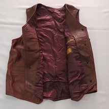 Rom-Blanexim Men’s Brown Leather Romanian Vest Size 54 image 10