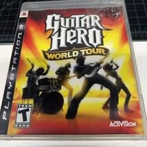 PS3 Guitar Hero World Tour Sony PlayStation 3 Complete w Manual Tested !! - £7.99 GBP