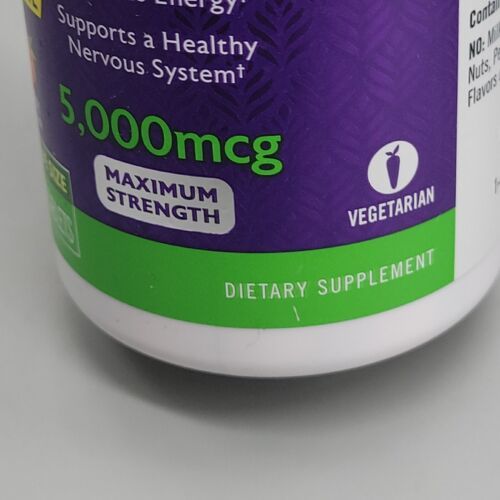 Natrol Vitamin B-12 Fast Dissolve Strawberry 5,000 mcg 100 Tabs Exp 7/31/24 NEW - $11.05