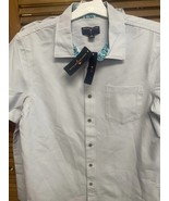Margaritaville Men’s Lightweight Quick Dry Button Down Shirt Size XL Gra... - €13,58 EUR