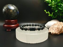 Zodiac Black Beaded Stretch Bracelet (Select Your Zodiac Sign), Gift Box... - $24.14