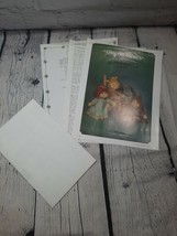 Tiny Treasures Tote Alongs Doll Pattern Vtg 1982 Uncut Cabbage Patch Look A Like - £5.86 GBP