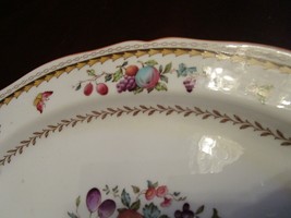 Spode England 1920s Rockingham Pattern Oval Floral Tray 11 X 8 1/2&quot; Original - £98.92 GBP