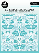 Studio Light Essentials Embossing Folder-Nr. 17, Flower Pattern - $15.47