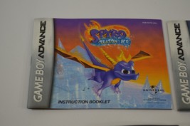 Spyro Season of Ice Season of Flame Nintendo Game Boy Advance Cartridge Booklet - £19.12 GBP