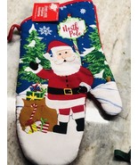 New-Christmas Oven Mitt: 7” X  13”. “Welcome To The North Pole”. - £11.42 GBP