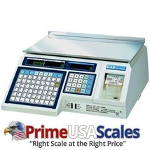 CAS LP1000N Label Printing Scale, 30lbs/15kg Capacity, 0.01lbs/0.05kg Readabilit - £1,006.04 GBP