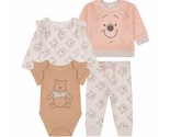 DISNEY BABY ~ Winnie the Pooh ~ 4-Pc Set ~ Top ~ 2 Bodysuits ~ Pants ~ 2... - $32.73