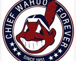 Cleveland Indians Chief Wahoo Forever Embroidered T-Shirt  S-6XL, LT-4XL... - $22.49+