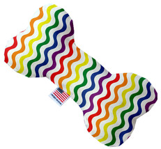 Rainbow Fun Stripes 8 Inch Bone Dog Toy - $28.99