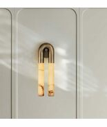 Vintage Brass Cloud Marble Wall Sconce, Luxury Hotel Bedroom Corridor Li... - $14,769.24 MXN