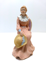 Homco Courtney Dream Victorian Lady Sitting In Chair Porcelain Figurine ... - £16.34 GBP