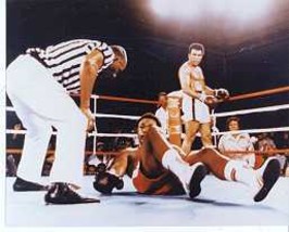 Muhammad Ali and George Foreman 8x10 photo  - $5.00