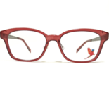 Maui Jim Eyeglasses Frames MJO2410-07D Clear Red Matte Gray Square 50.5-... - $41.62