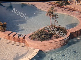 1965 Broadwater Beach Hotel Pool Area From Above Biloxi Mississippi 35mm Slide - £4.07 GBP