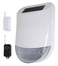Wireless Solar Siren with Universal Transmitter (connect to existing ala... - £96.25 GBP