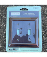 Allen + Roth Oil-Rubbed Bronze Double Toggle #0136844. NIP - £11.47 GBP