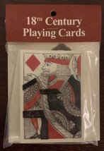 PLAYING CARDS 18TH CENTURY Colonial Revolutionary WAR NEW Replica - $6.35