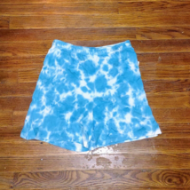 BP Shorts Blue River Women Pull On Side Slit Size XS Tie Dye Elastic Waist - $18.82