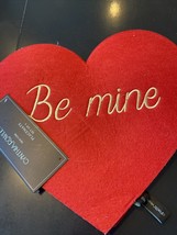 x4 Cynthia Rowley NEW!!! RED HEART VALENTINES DAY BE MINE Placemats CUTE... - £22.77 GBP