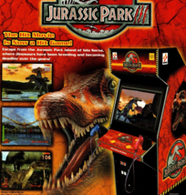 Jurassic Park 3 Arcade Flyer Original 2001 Video Game Promo Dinosaurs Sc... - £15.63 GBP