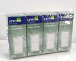 Leviton S12-5603-2WS White 15 Amp Residential Grade 3-Way AC Quiet Switc... - $35.54