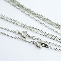 24 pcs Fine Cable Chains Sterling Silver Plated + Made in USA 18 inches ... - £14.92 GBP