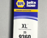 NAPA Auto Parts 25 9360 High Capacity V-Belt (Standard) HC50 15/32&quot; x 36... - £15.74 GBP