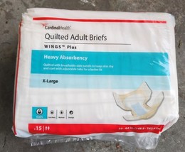 Quilted Adult Incontinence Brief XL Heavy Absorbency 66035 Heavy 15 Ct - $10.00
