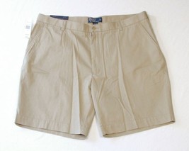 Polo Ralph Lauren Flat Front Khaki Cotton Shorts Men&#39;s NWT - $55.99