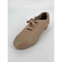Capezio Flex Mastr Tap Shoes Women&#39;s Sz 9.5 Tan Leather Split Sole - £39.16 GBP
