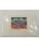 HOLLY KITAURA FINE ART PRINT PAINTED SEA TURTLE 6X8 MATTED 2.5X3.5 SIGND... - £12.82 GBP