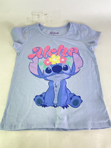 Disney Lilo and Stitch Aloha Flowers Short Sleeve Tee T-Shirt Top Girls Size 10 - $15.00