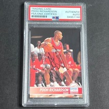 1993-94 Skybox #336 Jerome Richardson Signed Card AUTO PSA Slabbed Clippers - £37.33 GBP