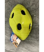 Nerf Dog Yellow Squeak &amp; Crunch Toy Football Medium/Large. Hasbro. New . - £7.70 GBP