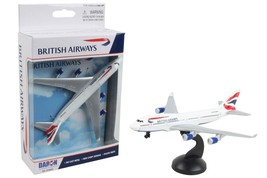 5.75 Inch Boeing 747 British Airways 1/484 Scale Diecast Airplane Model - £15.81 GBP