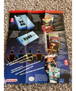 Nintendo NES Four score 4 player poster only Japan Vintage 1980&#39;s - $13.67 CAD