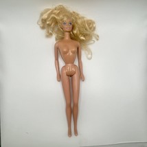 Vintage 1966 Mattel, Barbie Doll Toy- Blonde Hair, Blue Eyes, Pink Lips Malaysia - $12.87