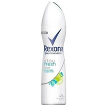 Rexona Stay Fresh Blue Poppy &amp; Apple deodorant spray 150ml-FREE US SHIPPING - £7.33 GBP