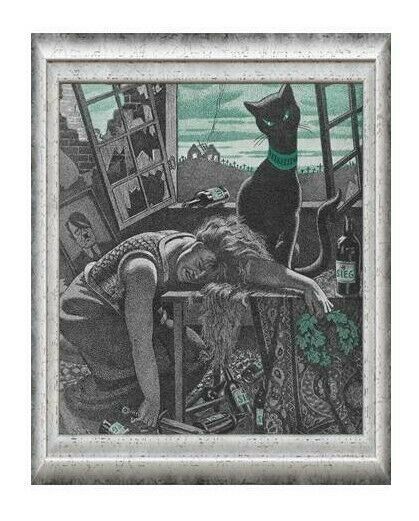 WW2 German vintage anti-Nazi &quot;Deutschland erwache!&quot; Dutch print - Joorda... - $49.00