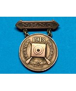 CIRCA 1913, NEW HAMPSHIRE NATIONAL GUARD, RIFLE QUALIFICATION PRIZE, NAMED - $385.00