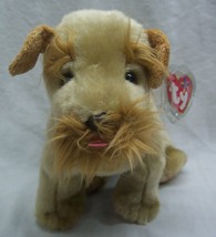 Ty Beanie Buddy Soft Schnitzel Schnauzer Dog 9" Plush Stuffed Animal Toy New - £19.45 GBP