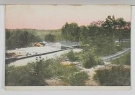 Fairfield PA Greeting 1908 to West Chester Penna Dam &amp; Railway Scene Pos... - £12.74 GBP