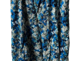 Jacklyn Smith Womens Blue Floral A Line Knee Length Skirt Size M - £10.86 GBP