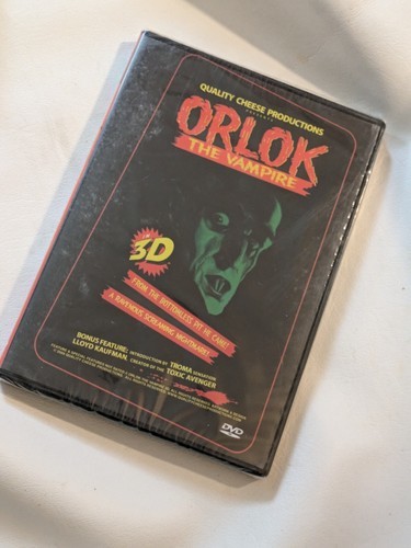 Orlok The Vampire 3D DVD 2010 Horreur Qualité Cheese Productions Neuf - $23.99