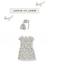 Janie and Jack girl "Parisian Park" Collection dress &amp; headband set Size... - $59.40