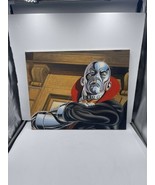 Stretched Art Painting Destro GI Joe Chrome Dome 16x20 80s Cartoon - $98.99