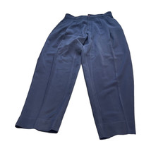 International Male Chino Pants Men&#39;s 33 Navy 100% Polyester Pleated High... - $29.02