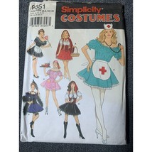 Simplicity Misses Costumes Naughty Nurse Maid Car Hop Gypsy Sew Pattern ... - £10.07 GBP